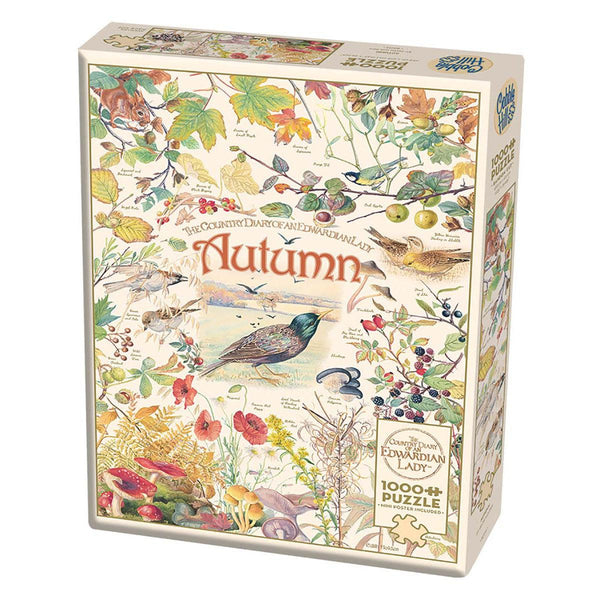 Autumn Country Diary 1000 Piece Jigsaw Puzzle Cobble Hill – Puzzle Merchant