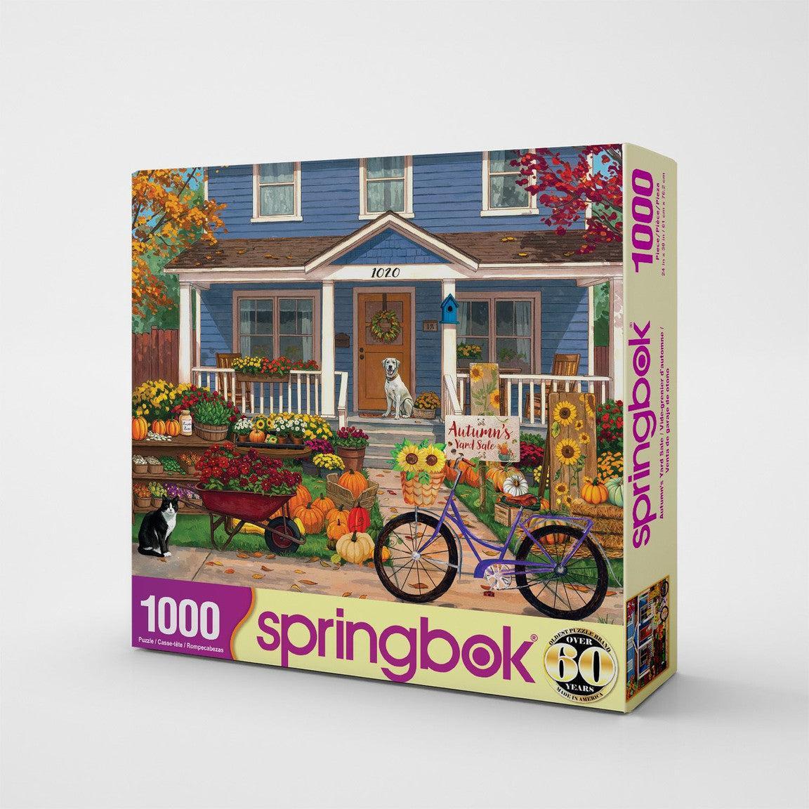 Autumn's Yard Sale 1000 Piece Jigsaw Puzzle Springbok