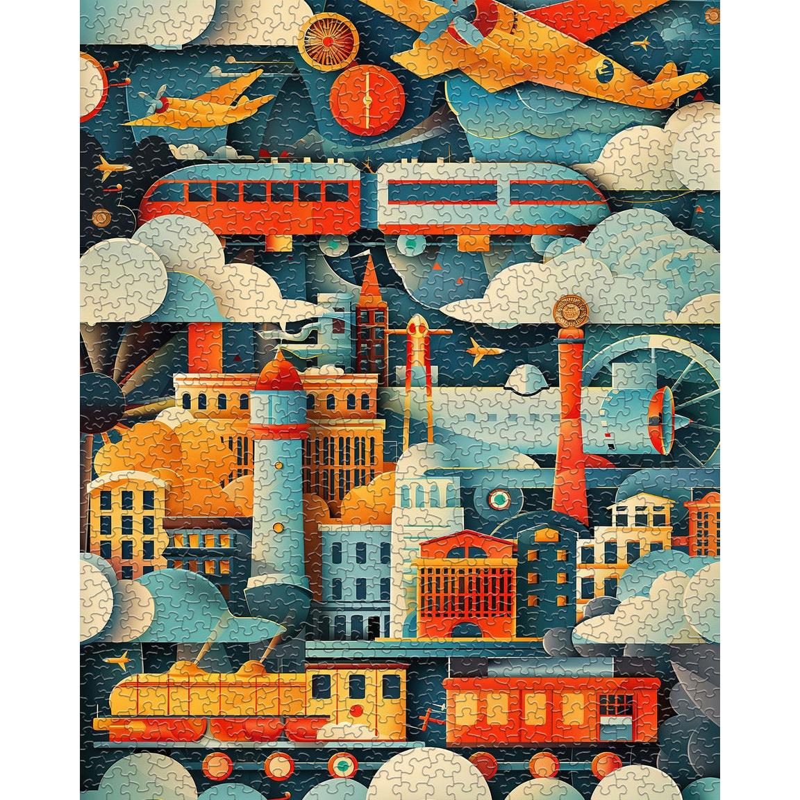 Away We Go 1000 Piece Jigsaw Puzzle Springbok