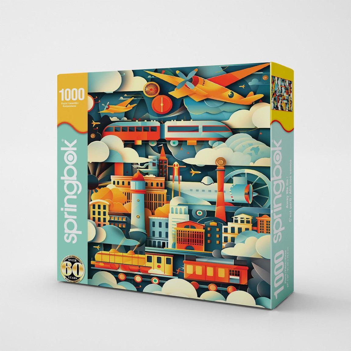 Away We Go 1000 Piece Jigsaw Puzzle Springbok