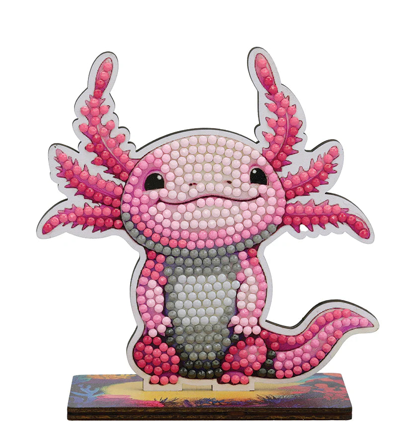 Axolotl Misunderstood Crystal Art Buddies Kit Craft Buddy