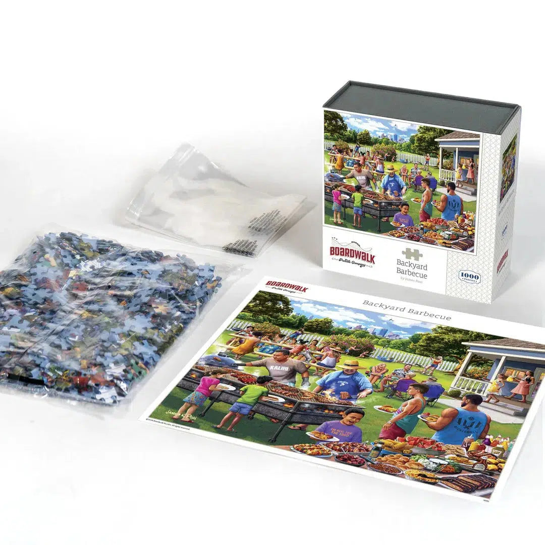 Backyard Barbecue 1000 Piece Jigsaw Puzzle Boardwalk