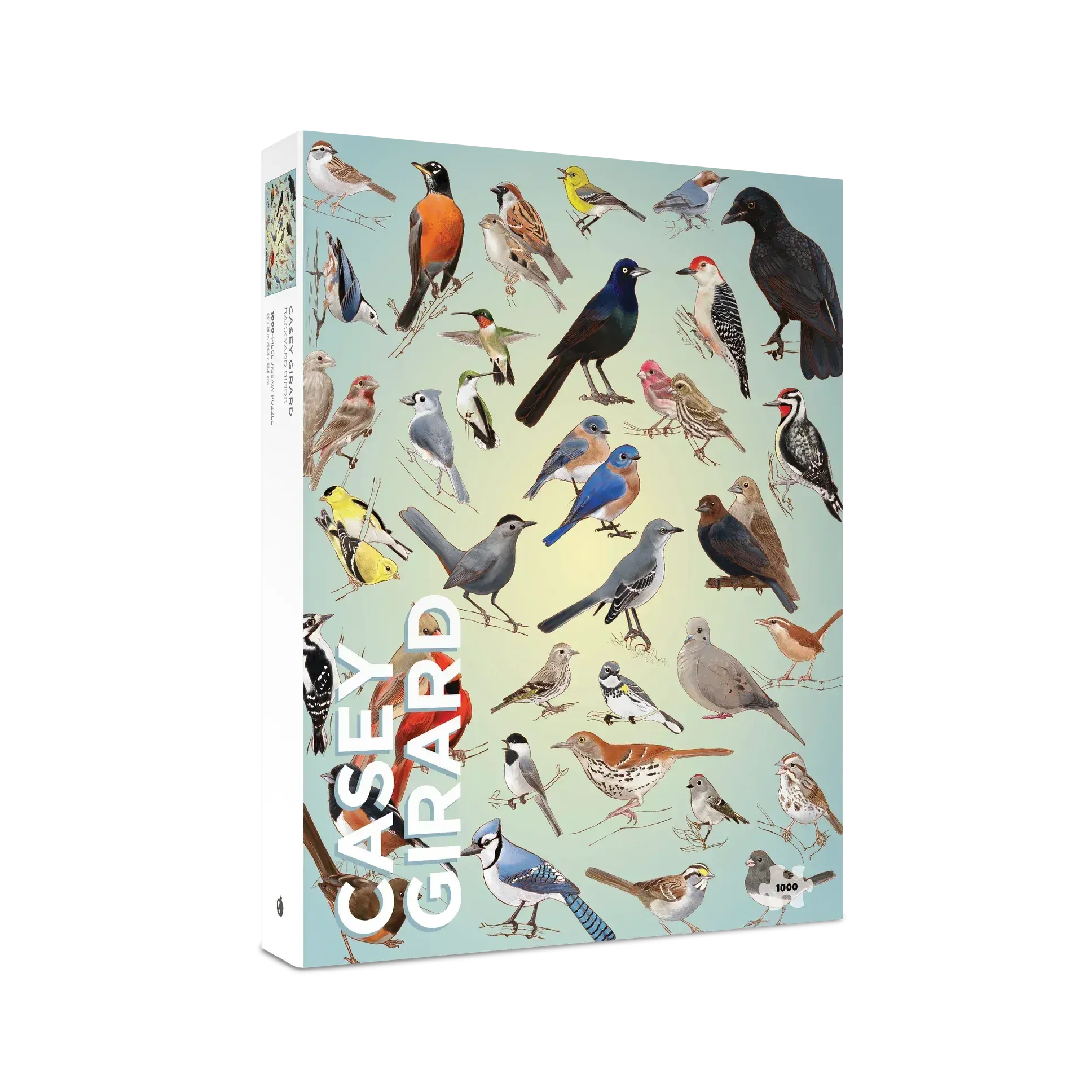 Backyard Birds 1000 Piece Jigsaw Puzzle Pomegranate