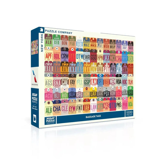 Baggage Tags American Airlines 1000 Piece Jigsaw Puzzle NYPC