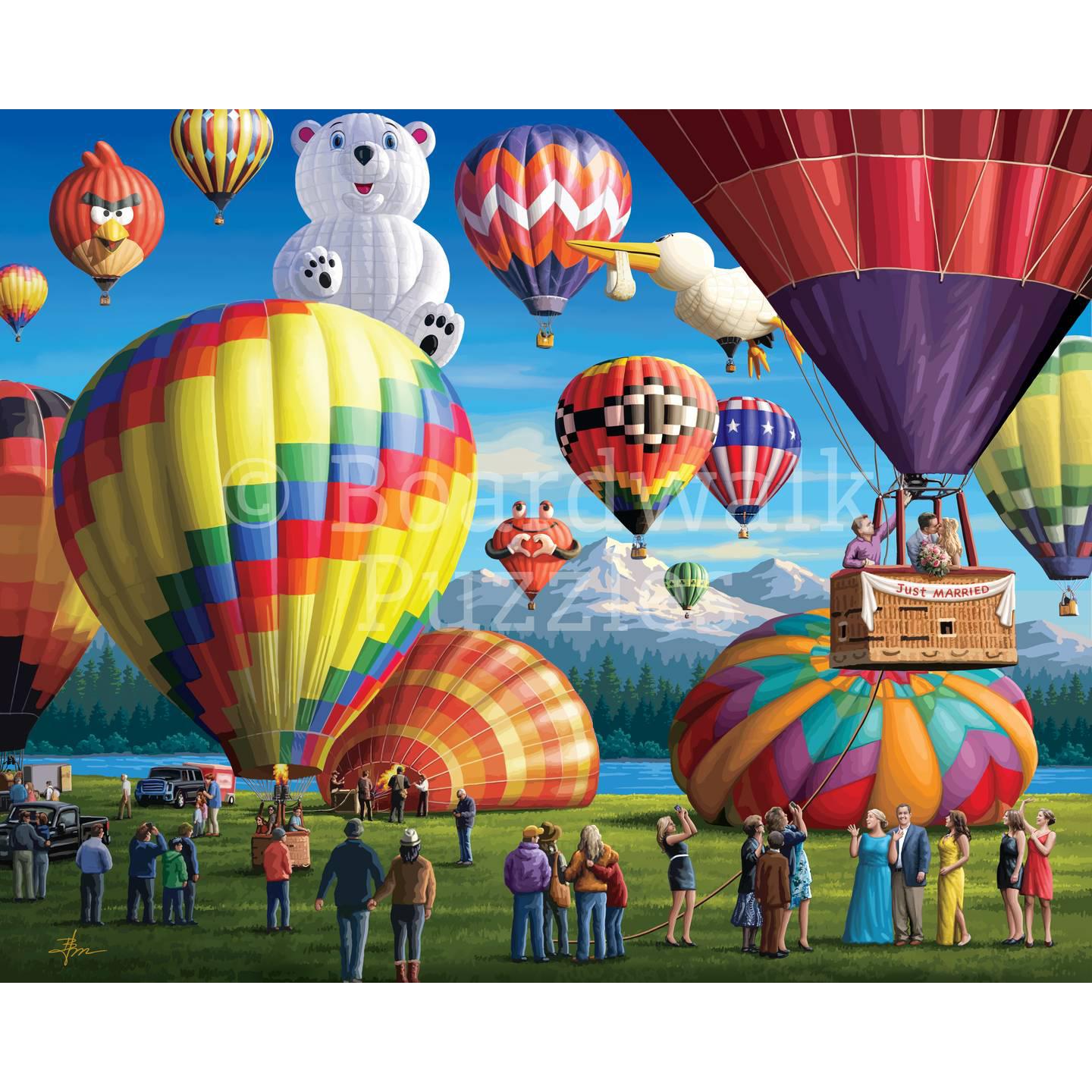 Balloon Launch 210 Piece Jigsaw Puzzle Boardwalk