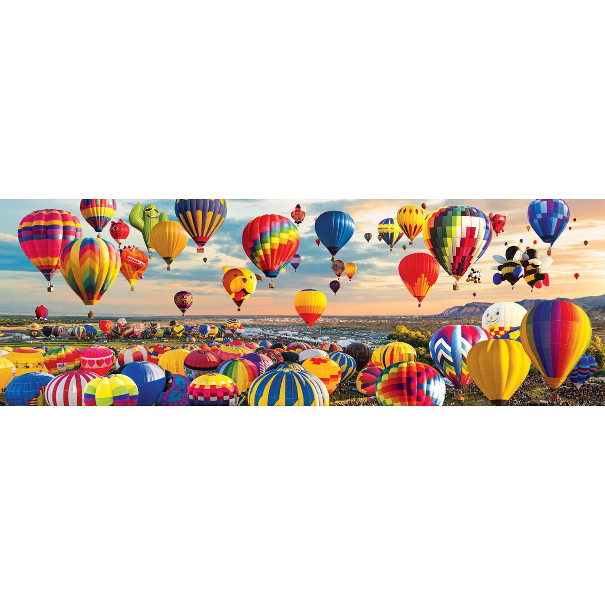 Balloon Lift Off 1000 Piece Panoramic Jigsaw Puzzle Eurographics