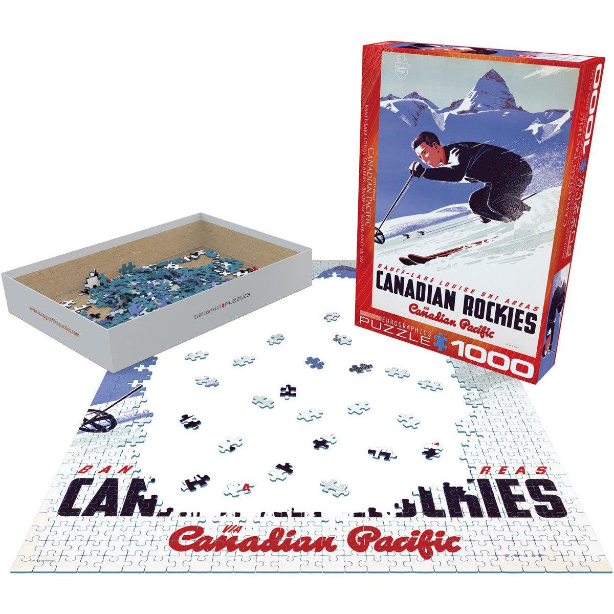 Banff Lake Louise Ski Areas 1000 Piece Jigsaw Puzzle Eurographics