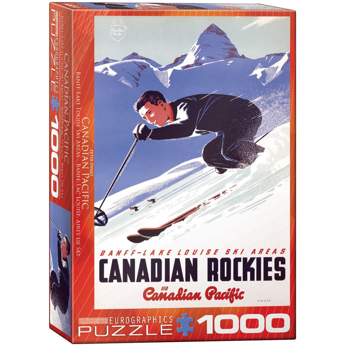 Banff Lake Louise Ski Areas 1000 Piece Jigsaw Puzzle Eurographics