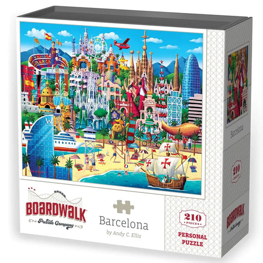 Barcelona 210 Piece Jigsaw Puzzle Boardwalk