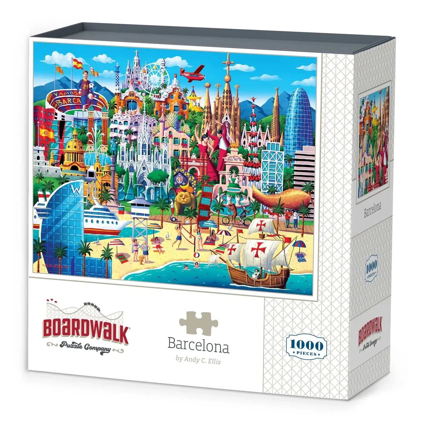 Barcelona 1000 Piece Jigsaw Puzzle Boardwalk