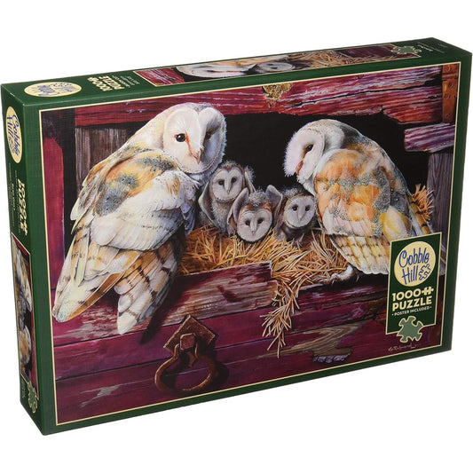 Barn Owls 1000 Piece Jigsaw Puzzle Cobble Hill