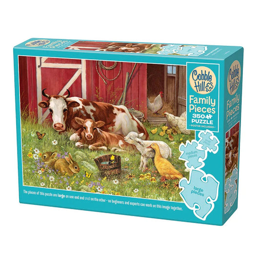 Barnyard Babies 350 Piece Family Jigsaw Puzzle Cobble Hill