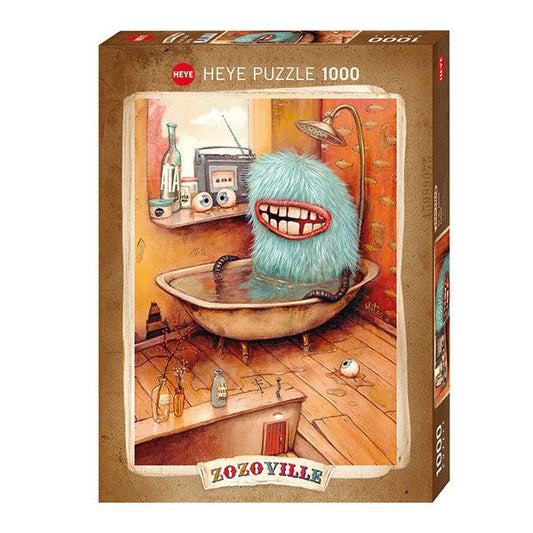 Bathtub Zozoville 1000 Piece Jigsaw Puzzle Heye