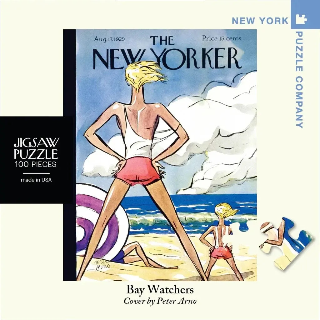 Bay Watchers The New Yorker 100 Piece Mini Jigsaw Puzzle NYPC