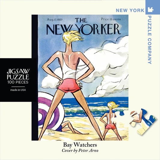 Bay Watchers The New Yorker 100 Piece Mini Jigsaw Puzzle NYPC