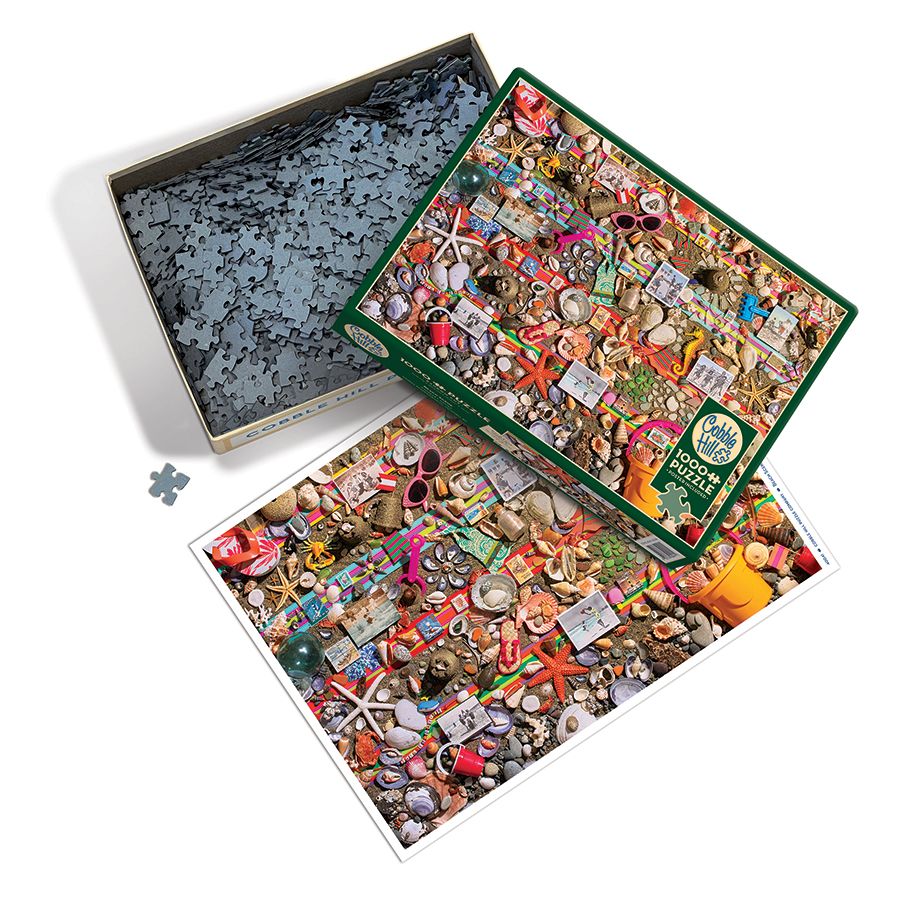 Beach Scene 1000 Piece Jigsaw Puzzle Cobble Hill