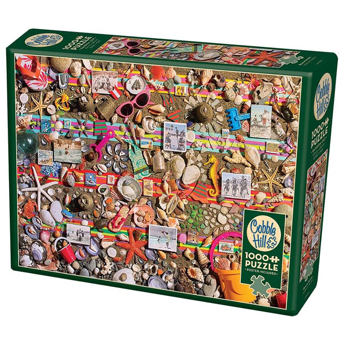 Beach Scene 1000 Piece Jigsaw Puzzle Cobble Hill