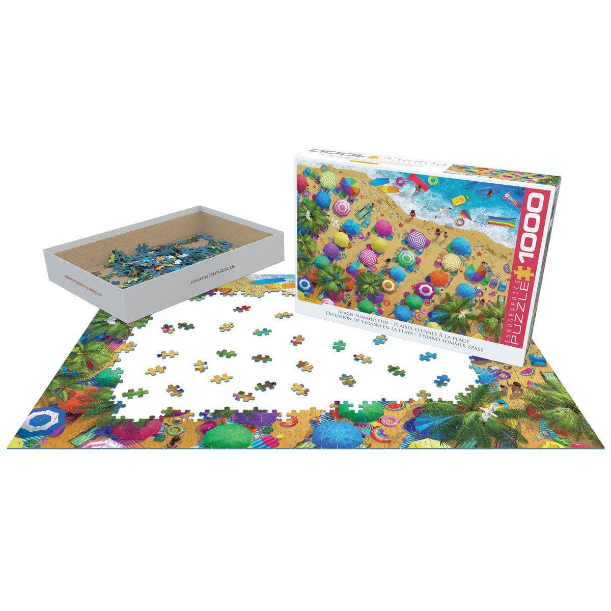 Beach Summer Fun 1000 Piece Jigsaw Puzzle Eurographics