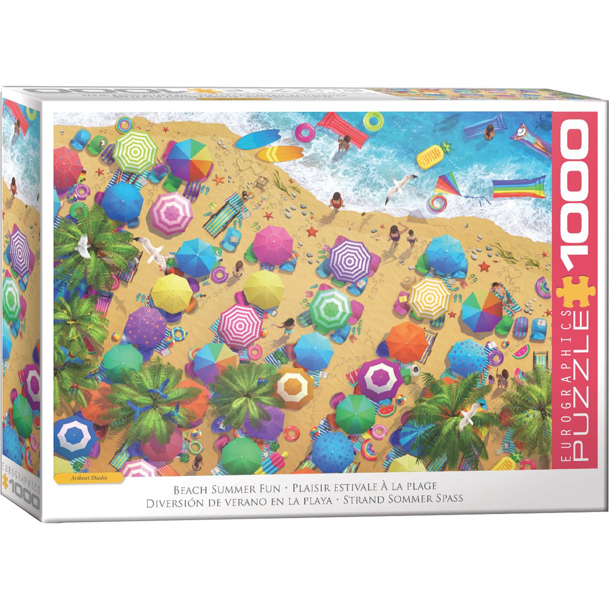 Beach Summer Fun 1000 Piece Jigsaw Puzzle Eurographics