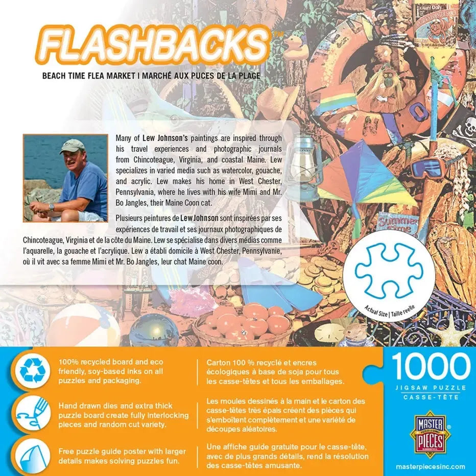 Beach Time Flea Market Flashbacks 1000 Piece Jigsaw Puzzle MasterPieces