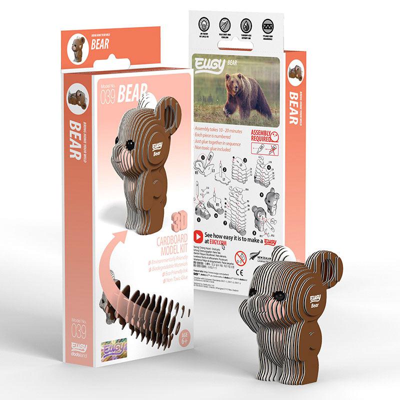 Bear 3D Cardboard Model Kit Eugy