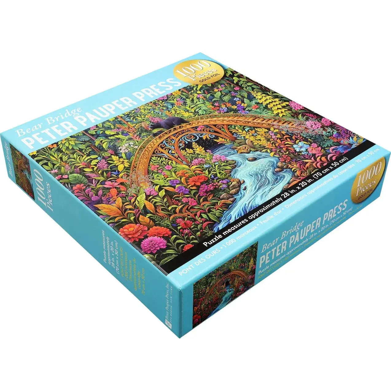 Bear Bridge 1000 Piece Jigsaw Puzzle Peter Pauper