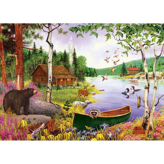 Bear Lake 35 Piece Tray Jigsaw Puzzle Cobble Hill