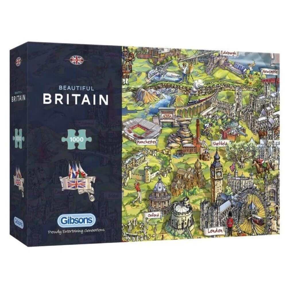 Beautiful Britain 1000 Piece Jigsaw Puzzle Gibsons