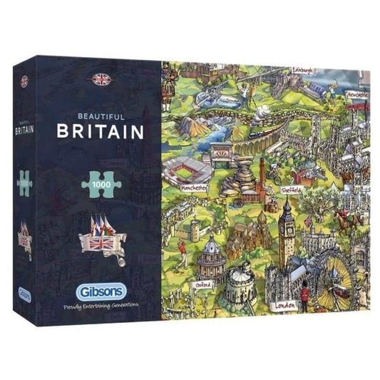 Beautiful Britain 1000 Piece Jigsaw Puzzle Gibsons