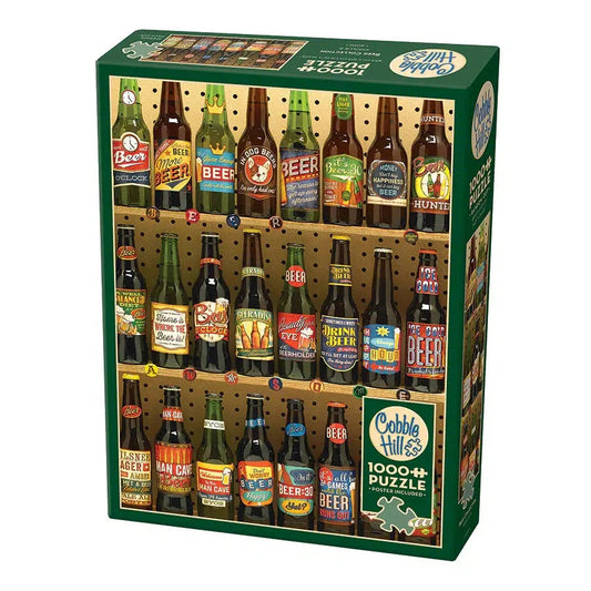 Beer Collection 1000 Piece Jigsaw Puzzle Cobble Hill