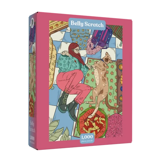 Belly Scratch 1000 Piece Jigsaw Puzzle Puzzledly