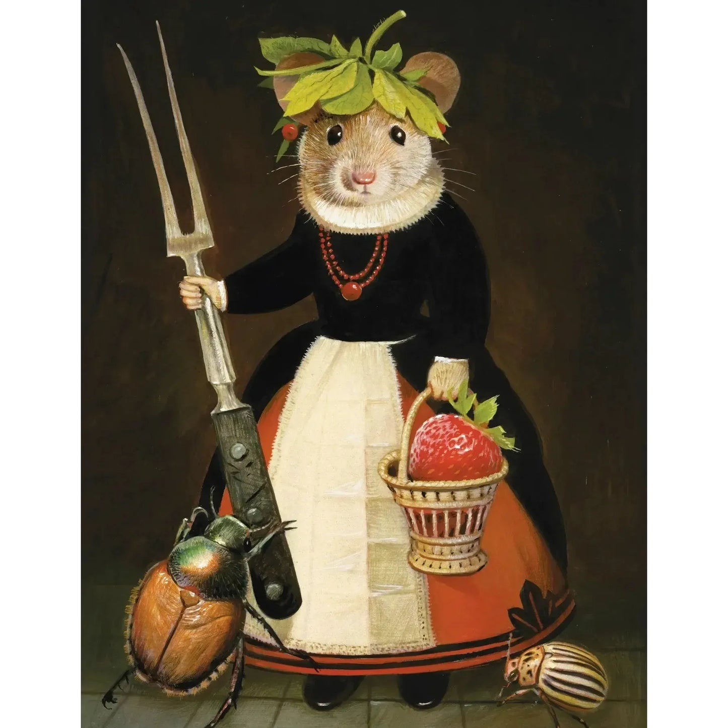 Berry Mary by Bill Mayer 100 Piece Mini Jigsaw Puzzle NYPC