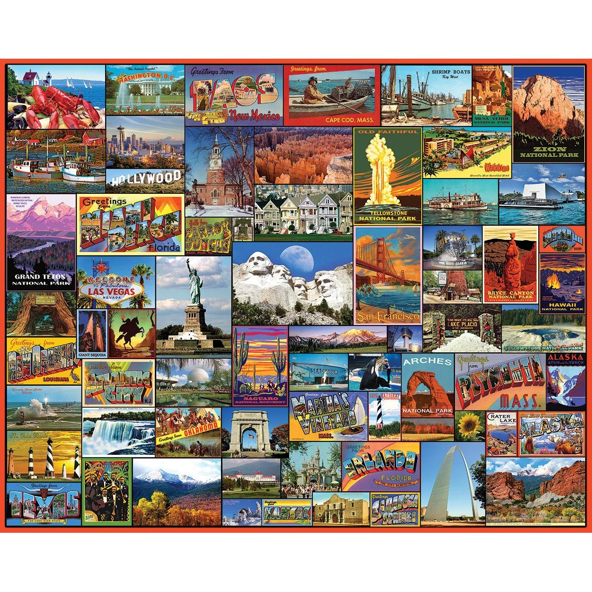 Best Places in America 1000 Piece Jigsaw Puzzle White Mountain