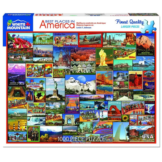 Best Places in America 1000 Piece Jigsaw Puzzle White Mountain