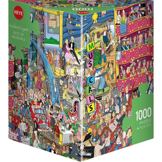 Best of Musicals 1000 Piece Jigsaw Puzzle Heye