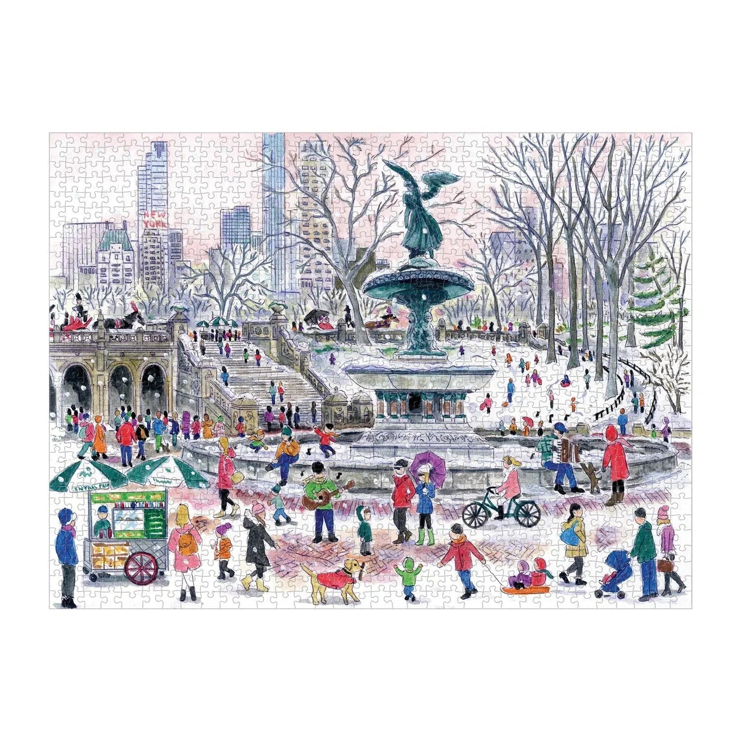 Bethesda Fountain 1000 Piece Jigsaw Puzzle Galison