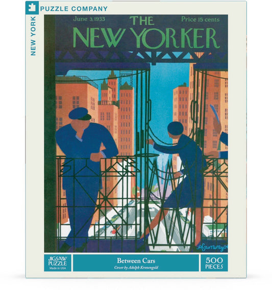 Between Cars The New Yorker 500 Piece Jigsaw Puzzle NYPC