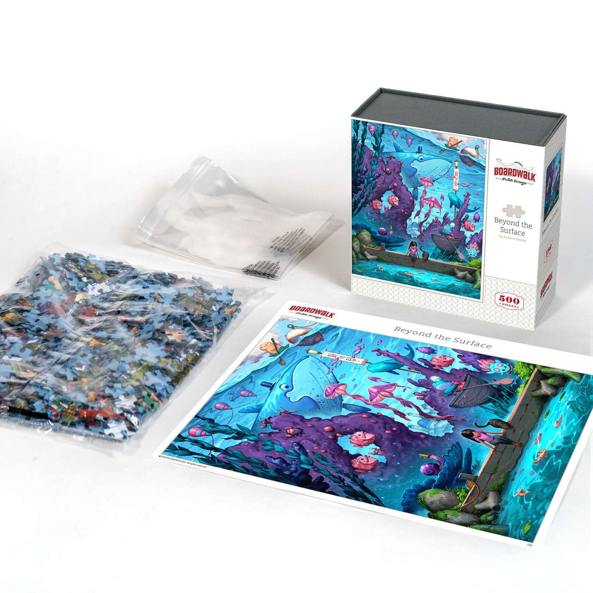Beyond the Surface 500 Piece Jigsaw Puzzle Boardwalk