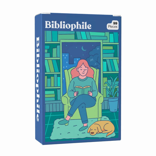 Bibliophile 99 Piece Mini Jigsaw Puzzle Puzzledly