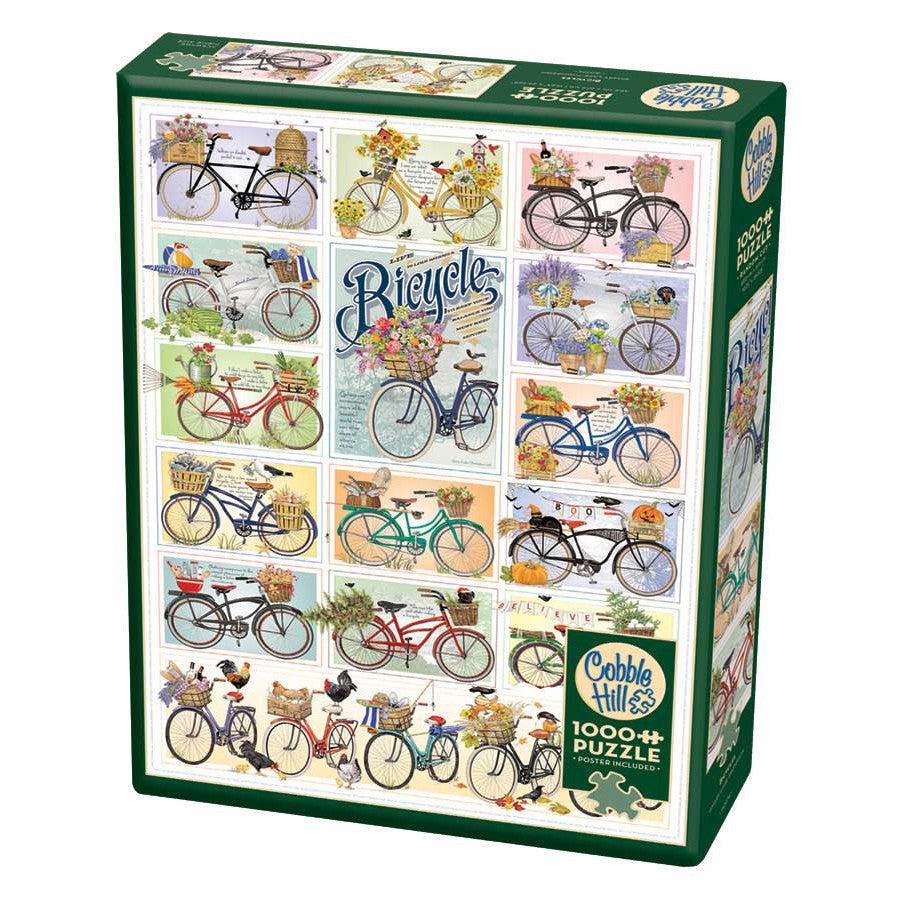 Bicycles 1000 Piece Jigsaw Puzzle Cobble Hill