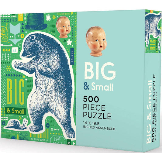 Big & Small 500 Piece Jigsaw Puzzle Gibbs Smith