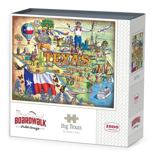 Big Texas 1000 Piece Jigsaw Puzzle Boardwalk