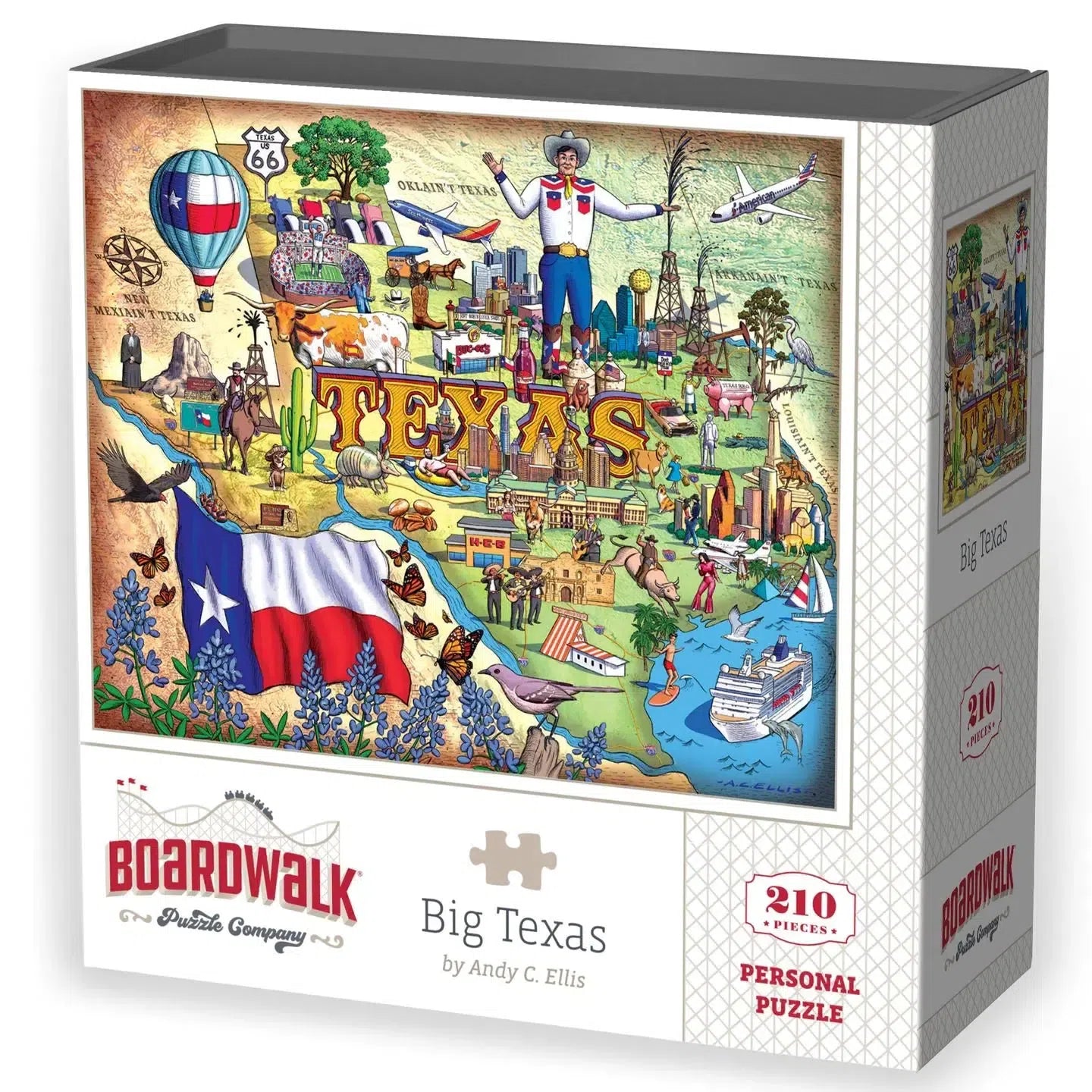 Big Texas 210 Piece Jigsaw Puzzle Boardwalk