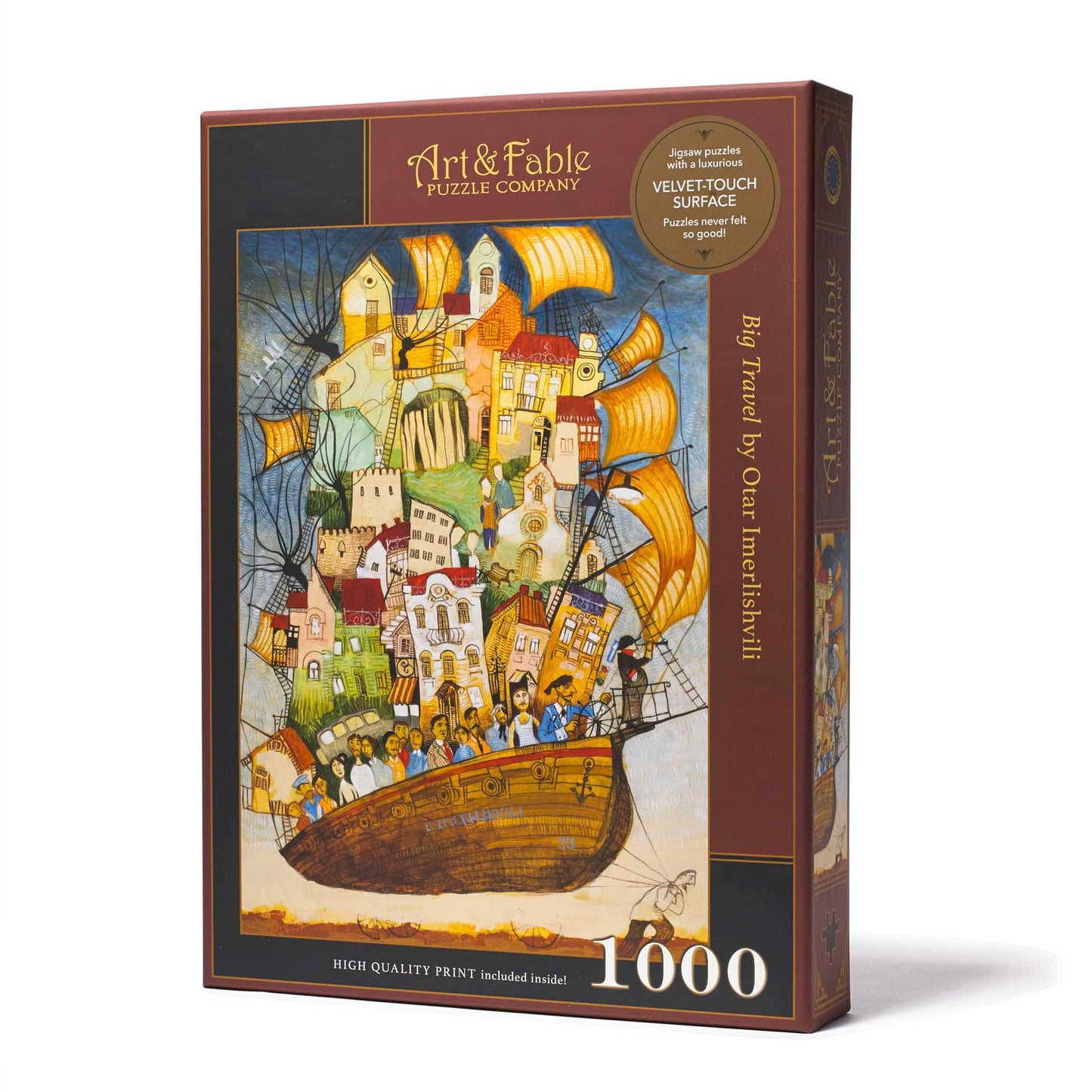 Big Travel 1000 Piece Premium Jigsaw Puzzle Art & Fable