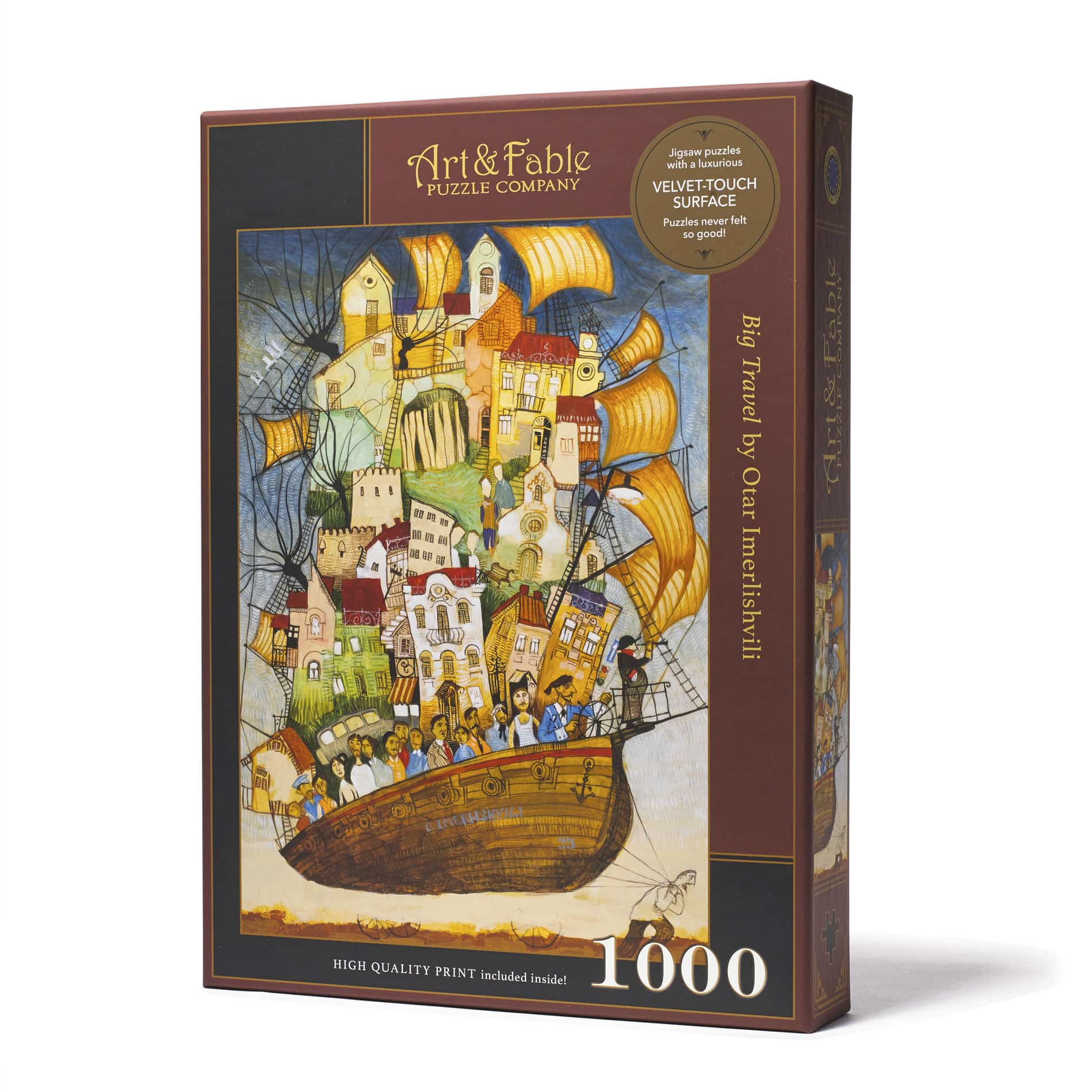 Big Travel 1000 Piece Premium Jigsaw Puzzle Art & Fable