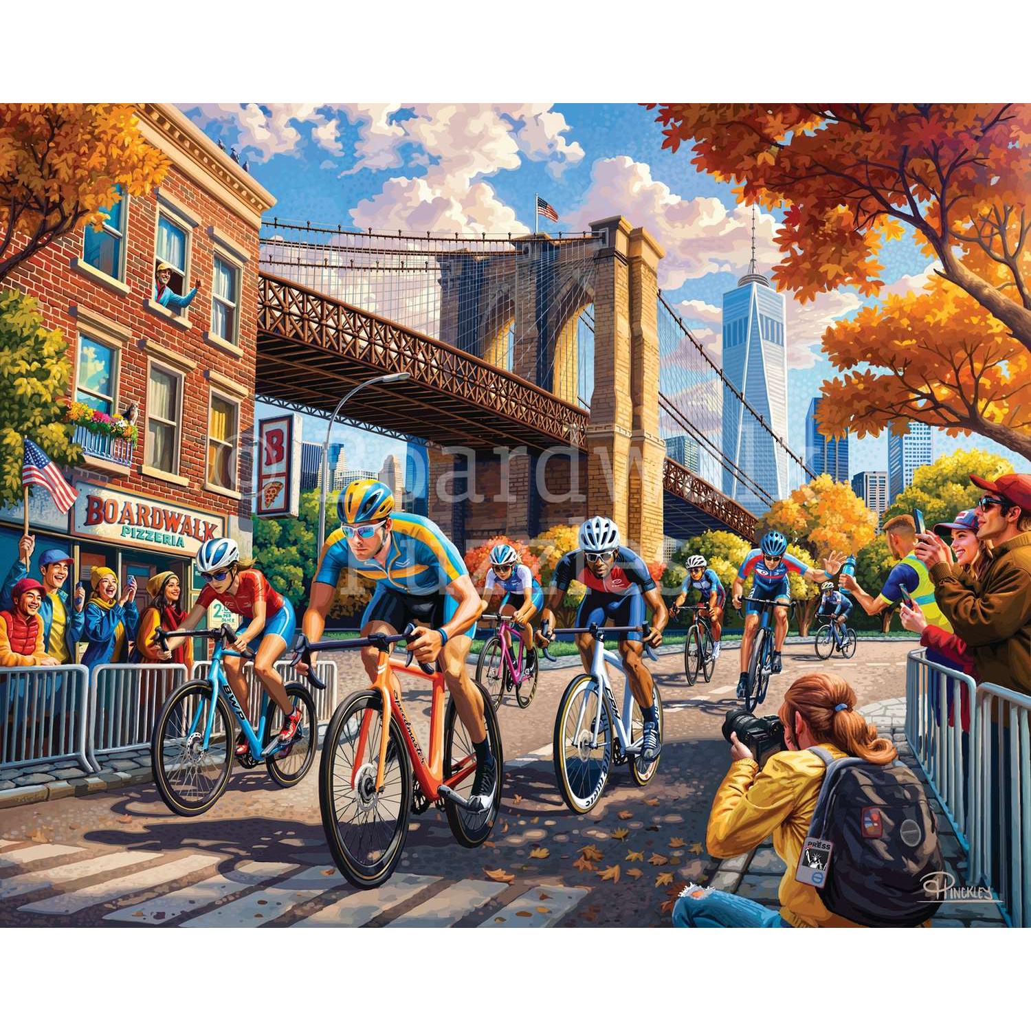 Bike Race 1000 Piece Jigsaw Puzzle Boardwalk