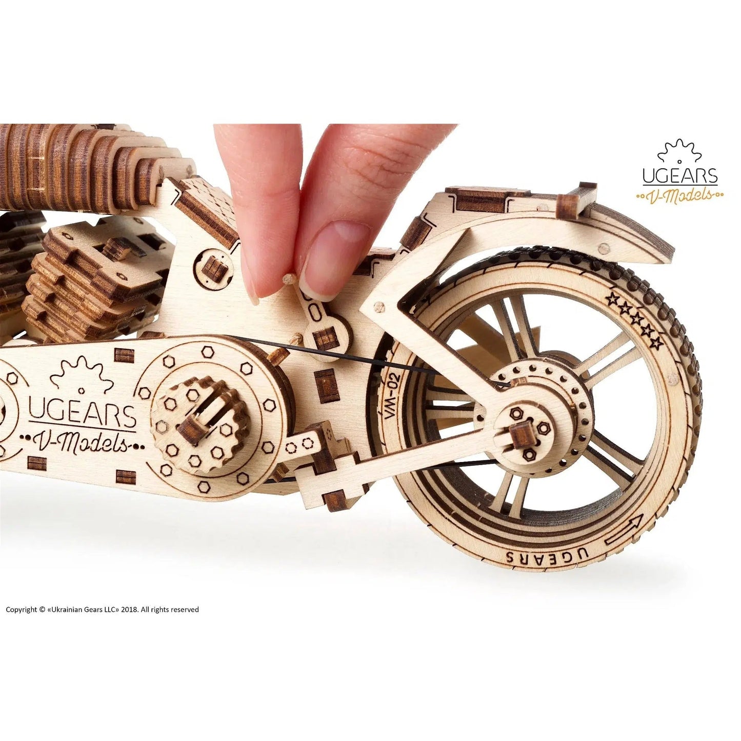 Bike VM-02 3D Wood Model Kit UGEARS