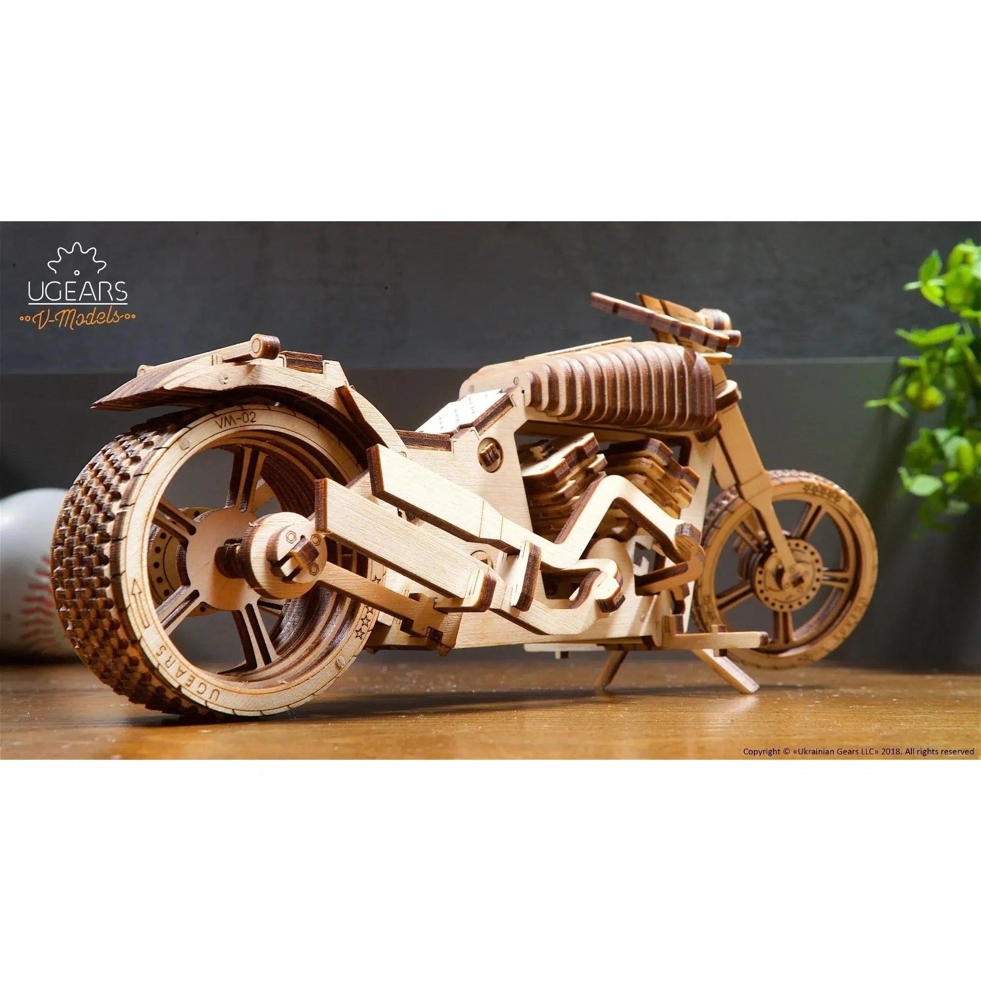 Bike VM-02 3D Wood Model Kit UGEARS