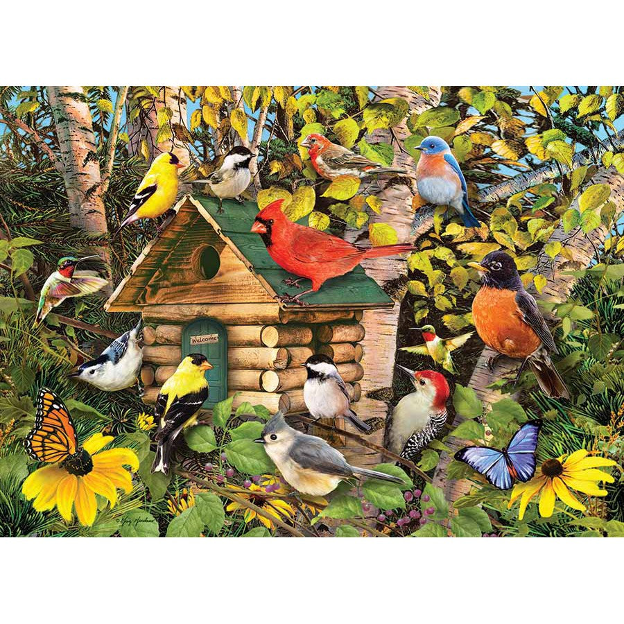 Bird Cabin 1000 Piece Jigsaw Puzzle Cobble Hill