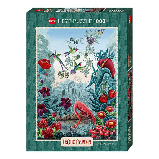 Bird Paradise Exotic Garden 1000 Piece Jigsaw Puzzle Heye